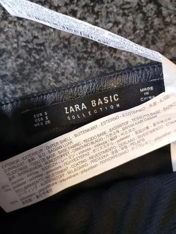 Zara: Falda asimétrica de tachas talla S – photo 3